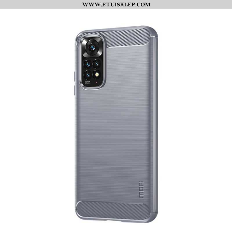 Etui do Xiaomi Redmi Note 11 / 11S Szczotkowane Włókno Węglowe Mofi